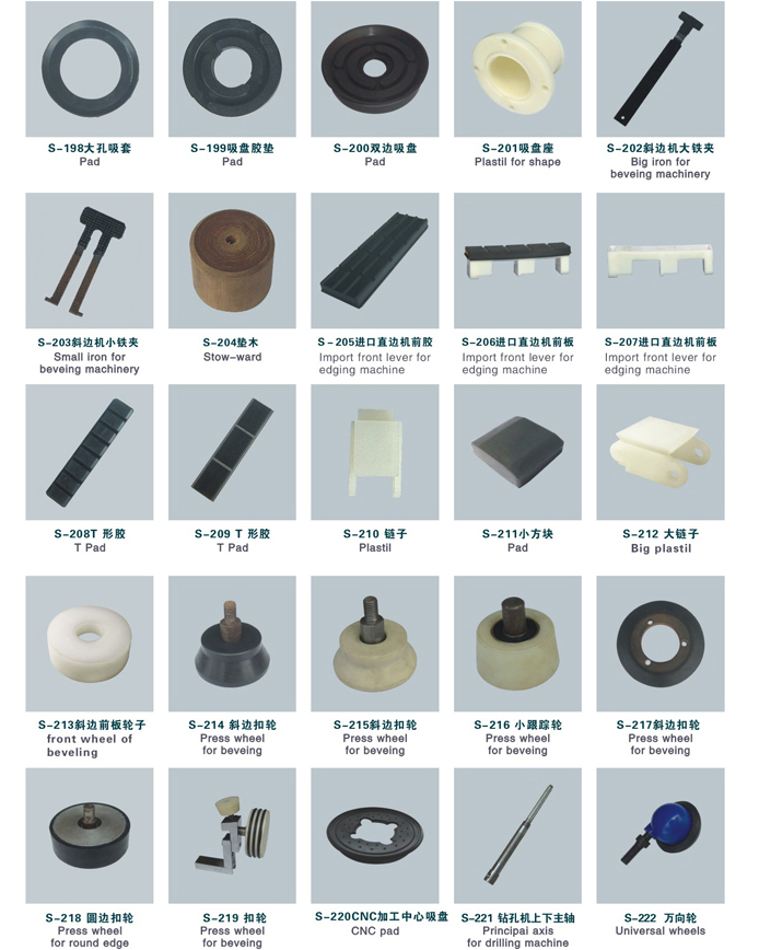 Spare Parts all type for Glass Machine